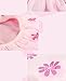 Moolecole Women Waterproof Hair Dry Lined Shower Cap Floral Double Layer Bathing Cap Elastic Band Spa Shower Hat Pink