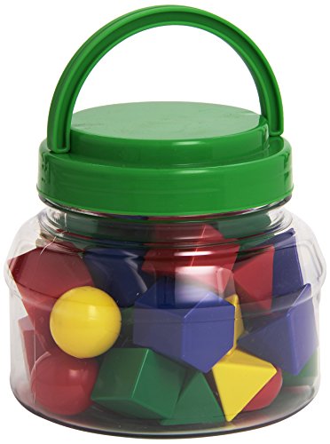 Eduplay 120153 Geo Formen, 40 Stück im Schraubglas
