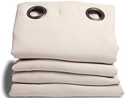 Moondream Soundproof Curtain, Beige - Eggeshell, W228 x H137 (89''x54''), Eyelets