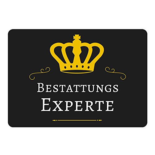 Preisvergleich Produktbild Mousepad Bestattungs Experte schwarz