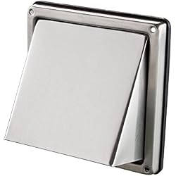 Intelmann Grille de protection contre les intempéries Ø 150 mm capot en acier inoxydable