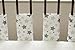 Hippychick Bumpsters Cot Bar Bumpers, Star Design - Large, Grey