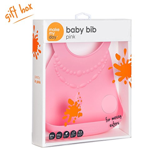 Make My Day Silikonlätzchen Kette Pink - 4