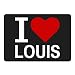 Produktbild Mousepad Classic I Love Louis schwarz