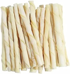 Set pet Milk & Calcium, Twisted Munchy / Stick for Dogs (800gm) Egg Dog Chew