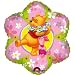 Produktbild Folienballon Winnie Puuh & Ferkel bunt - Blume ca. 46 cm ungefüllt (Ballongas geeignet)