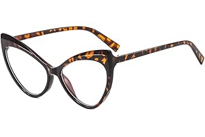 YAMEIZE Occhiali Luce Blu Donna - Occhiali Da Vista Per Gatti Anti Luce Blu Occhiali Per Computer Gaming Reading