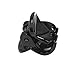 24Pcs Ladies Black Plastic Mini Hairpin 6 Claws Hair Clip Clamp
