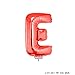 Produktbild Folienballon Buchstabe "E" am Stab 41 cm, rot, Helium geeignet