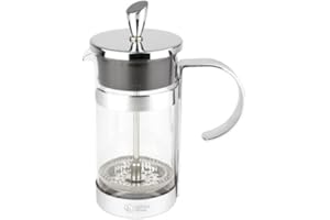 Leopold Vienna Caffettiera Luxe 350 ml, Acciaio, Color Argento
