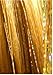 20" Hair Tinsel 100 Strands - Sparkling Gold
