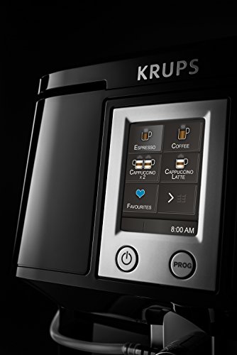 Krups EA8808 Kaffeevollautomat (Two-in-One-Touch Funktion, 15 bar, Touchscreen-Farbdisplay) Edelstahl/ Schwarz - 8