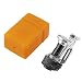 Produktbild sdfghzsedfgsdfg Tragbare Folding Mini Camping Überleben Kochen Ofen-Ofen-Gas-Brenner im Freien Stahl Herd Gehäuse Edelstahl schwarzes Silber