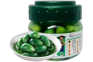 BaiLiSnacky Laba-Knoblauch Eingelegter Knoblauch 300 g/Dose Grüner Knoblauch Grüner Knoblauch Vegetarisches