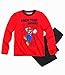 Produktbild NINTENDO SUPER MARIO Pyjama in rot und schwarz, Jungen Größe 116 (6 Jahre), Motiv "Know your enemies"