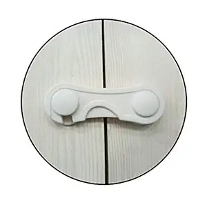 Safe-O-Kid - Pack of 2 - High Quality, Durable, Elegant Child Safety Eudemon Lock - White