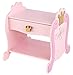 Produktbild KidKraft 76124 Prinzessin Beistelltisch und Nachttisch mit Schublade aus Holz für Kinder - Kinderzimmer Möbel