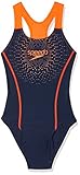 Ropa deportiva SPEEDO Speedo 8-09689A876 Bañador, Mujer, Azul (Navy/Fluo Orange), 34