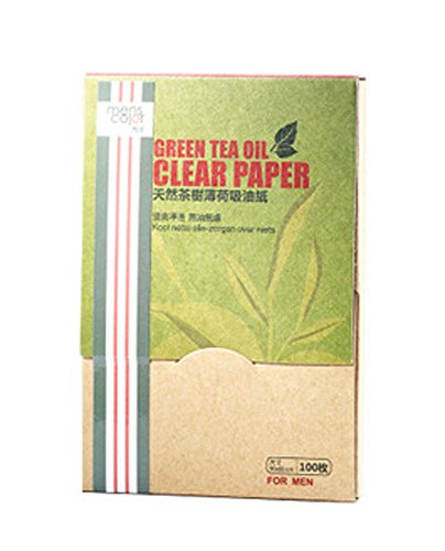 Male Style Oil Blotting Paper Mint Tea Oil Blotting Paper (1x100 sheets)