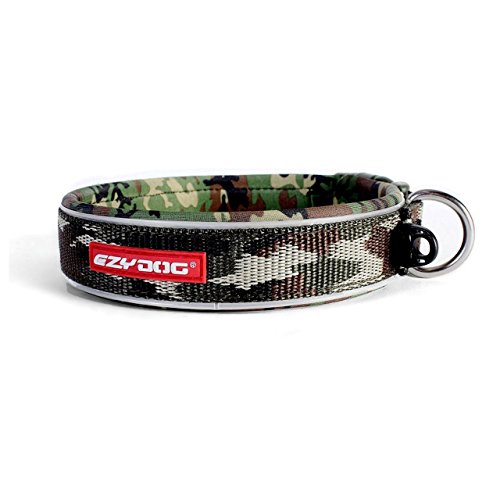 EzyDog-Neo-Classic-Dog-Collar-Top-Quality-Durable-Reflective-Easy-Clean-Comfy-Green-Camo