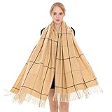 DIMENSIONES: 31 "ancho x 78" largo con flecos. El peso de la bufanda es de más de 250 g, que es grueso y cálido en invierno frío.