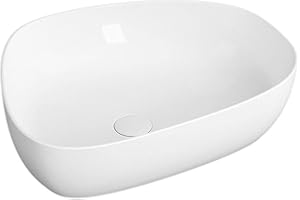 VitrA Outline 5991B403-0016 Asimetrik Lavabo, 56 cm, Beyaz