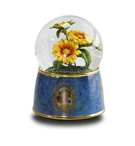 NON ROCK Bola de Agua para Girasol, Caja de música (Van Gogh)