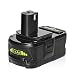 Produktbild HYG P108 18V 5.5Ah /5500mAh Lithium Akku Ersatzakku für Ryobi One+ P108 P107 P102 RB18L40 RB18L25 RB18L15 RB18L13 P108 P107 P122 P104 P105 P102 P103 Werkzeugakkus mit LED Anzeige