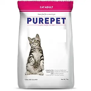 Purepet Tuna and Salmon Adult Cat,Dry,7 kg