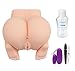 Produktbild 3D Realistische Masturbatoren Pussy und Ass für Männer, Paloqueth Silikon Material Masturbator mit Vagina und Anus (USB Lochwärmer + 30ml Gleitmittel+Bullet Vibrator Ei)