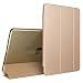 Produktbild NALIA Smart-Case kompatibel mit iPad Air 1, Ultra-Slim Cover Dünne Tablet Schutzhülle, Kunst-Leder Hardcase Multi-Ständer Tasche, Display-Schutz & Backcover Flip-Case Klapphülle Sleeve - Gold