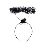 Talla única. OverDose Diadema de dama mullida halo ángel diadema fiesta de disfraces de hadas hairband nuevo rendimiento popular chica accesorios
