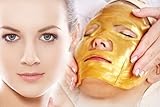 3 Pack - Gold Collagen Face Mask - Anti Aging, Wrinkles, Moisturising, Blemishes, Firming, Toning, Dark Circles, Smoothing Skin, Natural Lift