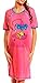 Happy Mama. Women's Maternity Nursing Nightdress Breastfeeding Nightshirt. 370p (Fuchsia, 10)