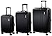 Produktbild bugatti Carpo Hartschalenkoffer Trolley 3er-Set, Rollkoffer 75/66/55cm, schwarz