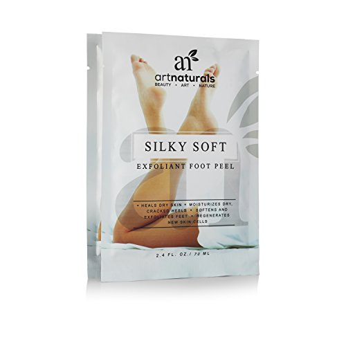 ArtNaturals Deep Exfoliation for Feet Peel - 2 Pairs of Exfoliating Socks - 2.4 oz Each - with Natural Lavender Scent – Baby Soft Feet