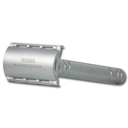 Feather AS-D2 Double Edged All Stainless Safety Razor - No Blades Included