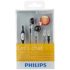 Philips SHM 3100 Earbud Headphone with Mic (Black)