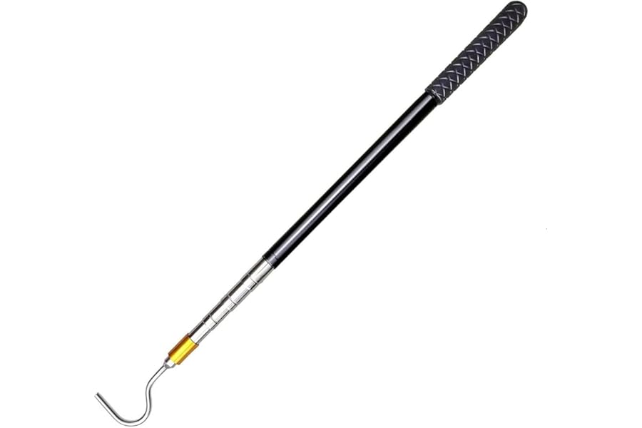 Tskcvy 61inch Snake Hook Reptile Catcher Stick Pole,Snake Handling Tool Kit for Rattlesnakes Python Copperhead Removal Catching
