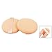 Ribbon Strap Round Sponge Cosmetic Powder Puff Pad Finishing Polish Pat Beige 2 Pcs