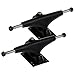 2 Stück 190mm FunTomia® Aluminium Skateboard Achsen in Schwarz / Achsstiftbreite: 190mm / Hängerbreite: 123mm