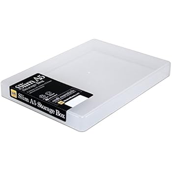 WestonBoxes A4 Kunststoff-Aufbewahrungsboxen (Schwarz, 10 Stück