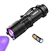 Price comparison product image UV Torch,Black Light Torches Small Hand Held Ultraviolet 395nm LED Flashlight,Pet Dogs & Cats Urine Detector, UV Lamp for Fluorescent Agent Inspection,1 x AA Battery Included