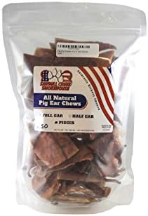 Pig Ear Pieces, 2"x 2" (50 Count)