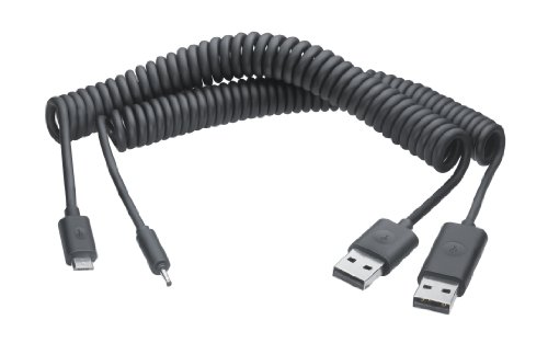 Nokia DC-20 Kfz-Ladestecker mit 2 USB-Buchsen und 2 USB Kabel für Lumia 800 - 5