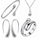 1. Material: Plata 925 Aofocy Angel Caro - Pendientes Pulsera Anillo Colgante Joyas Mujer - Plata 925