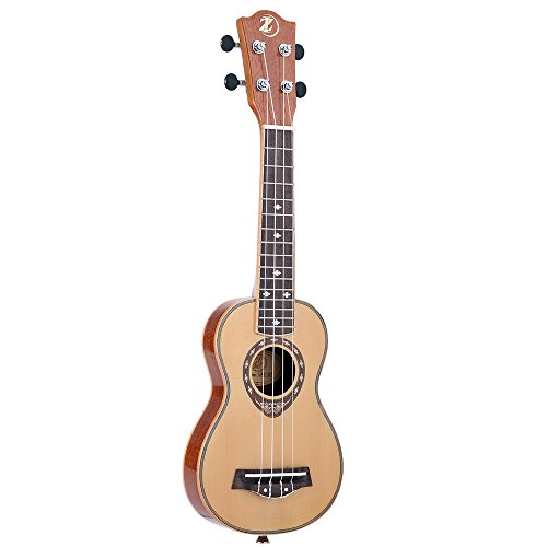 Preisvergleich Produktbild Andoer 21" Sopran Fichte 42mm Ukulele Geschenk Schlankes Design
