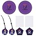 Price comparison product image TimesKey NFC Tags/NFC Keyfobs/NFC ISO PVC Card/NFC Coasters 2pcs Each, Total 8pcs,Ntag215 NXP Chip/Compatible with Amiibo Tagmo (Purple Color)