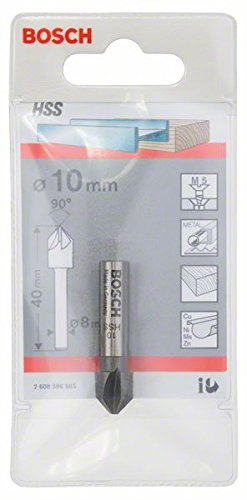 Bosch Accessories 2608596665 Countersink Bit, 10mm, M5, 40mm, 8mm, Silver