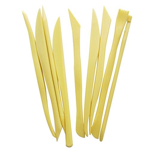 10pcs Plastik Ton-Skulptur-Tools Eingestellt
